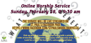 Online Worship 2-28